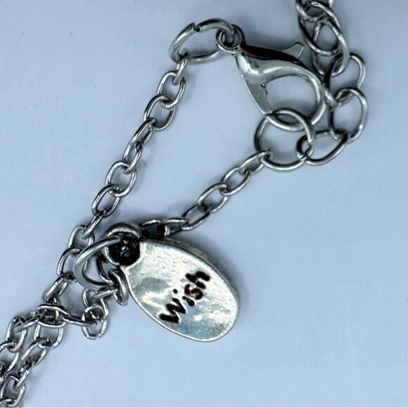 Wish Dandelion Necklace Chain Pendant Seed Fluff Stainless Steel Resin Spring - Picture 4 of 8